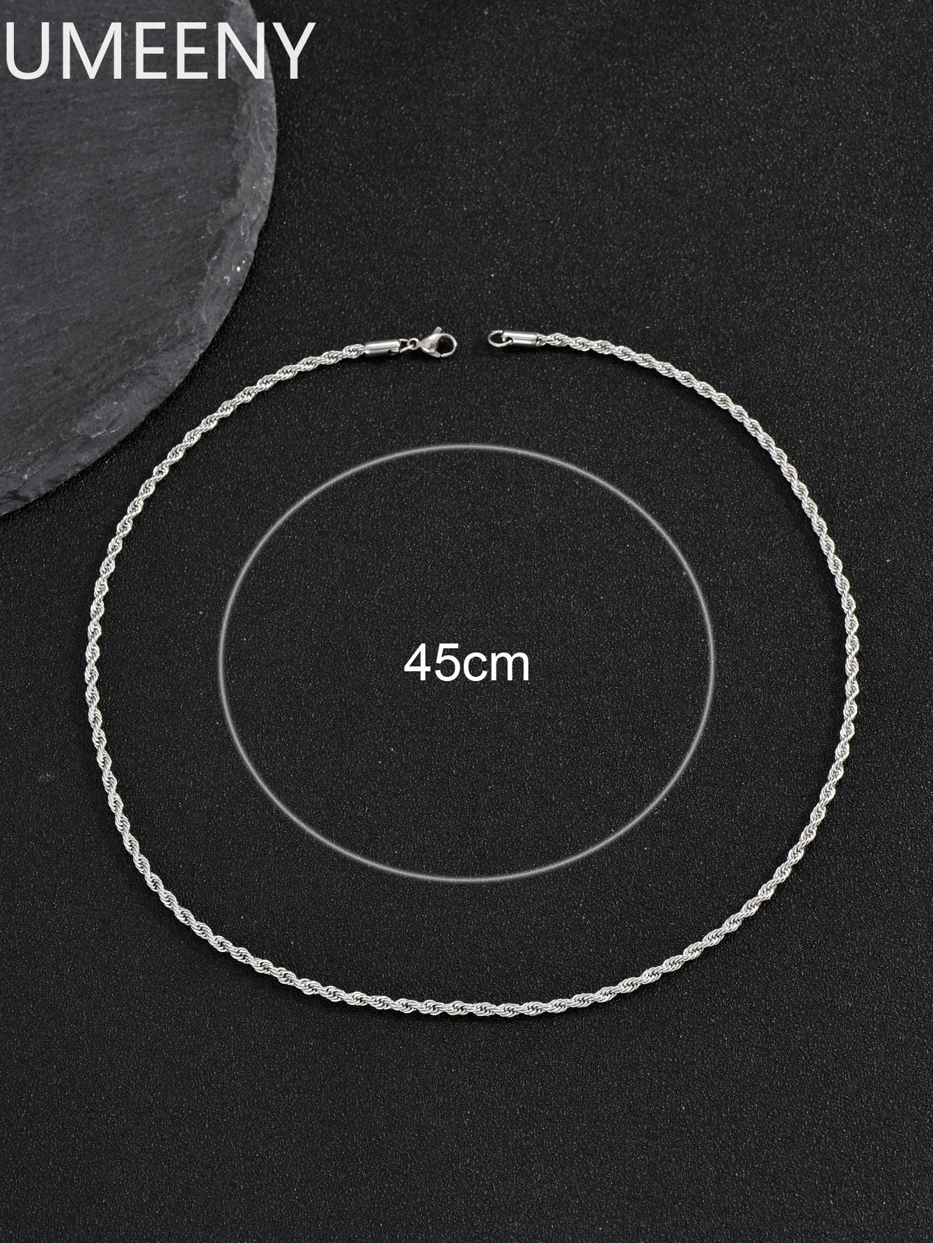 Twisted Silver Elegance Necklace™