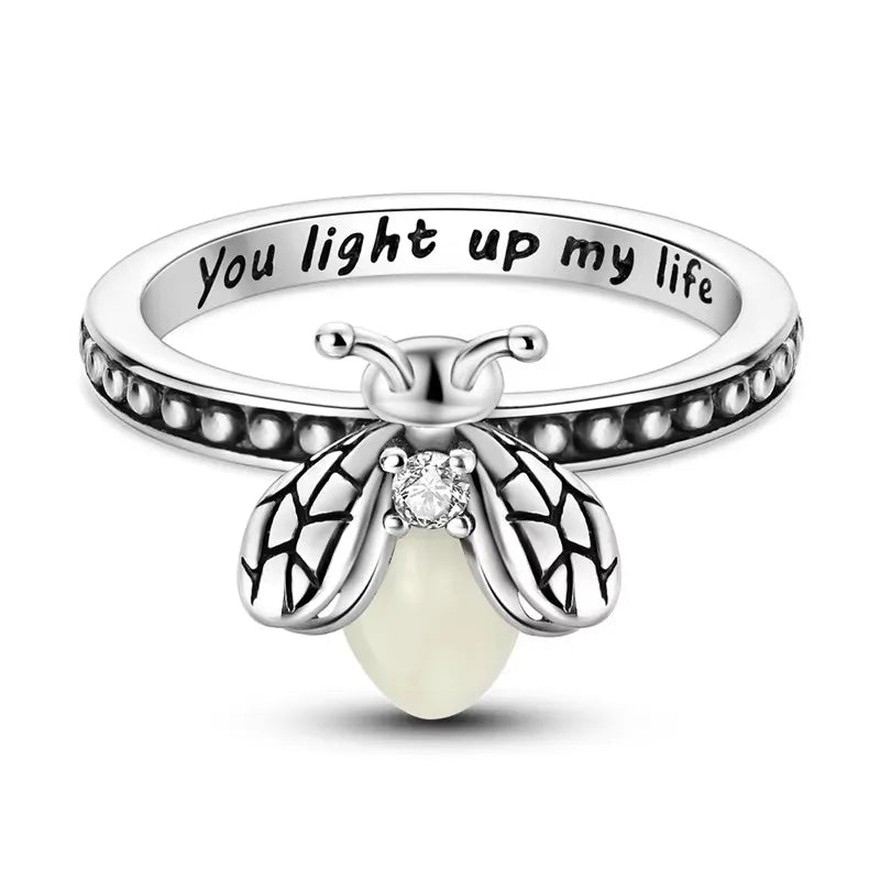 Whimsical Silver Flower Fairy Ring Set™