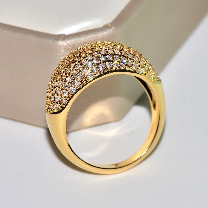 Elegant Gold Diamond Ring™