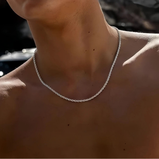 Twisted Silver Elegance Necklace™