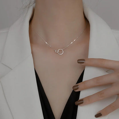 Elegant Zircon Double Circle Choker™